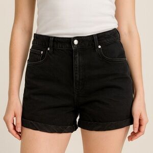 H&M Black Jean Shorts for Women